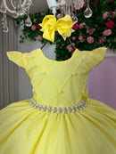 Vestido Ysa Kids Francine Amarelo