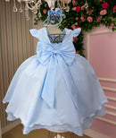 Vestido Ysa Kids Francine Azul Bebe