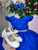 Vestido Ysa Kids Francine Azul Royal