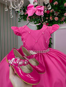 Vestido Ysa Kids Francine Rosa Chiclete