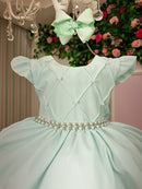 Vestido Ysa Kids Francine Verde Claro