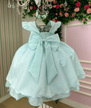 Vestido Ysa Kids Francine Verde Claro