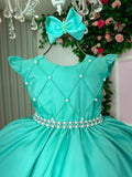 Vestido Ysa Kids Francine Verde Menta