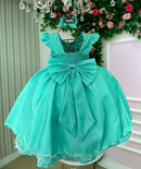 Vestido Ysa Kids Francine Verde Menta