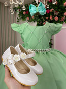 Vestido Ysa Kids Francine Verde Oliva