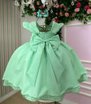 Vestido Ysa Kids Francine Verde Oliva