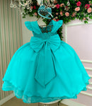 Vestido Ysa Kids Francine Verde Tiffany