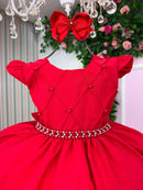 Vestido Ysa Kids Francine Vermelho