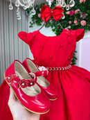 Vestido Ysa Kids Francine Vermelho