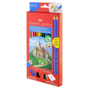 Ecolápis De Cor - C/ 12 und + 2 Ecolápis Grafite + 1 Borracha + 1 Apontador - Faber Castell