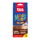 Lápis De Cor - Mega Soft Color - C/12 Und - Tons De Pele - Tris