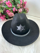 Chapeu/Chapéu Belli Preto Sheriff Prata