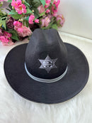 Chapeu/Chapéu Belli Preto Sheriff Prata