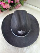 Chapeu/Chapéu Belli Preto Sheriff Prata
