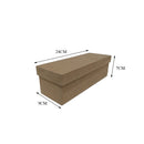 Caixa mdf para 1 baby chandon - cod: CX011-5 Tam:24x9x7cm