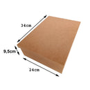 Kit com 3 Caixas mdf para 1 baby chandon 750ml e 2 taças cod:KITCX011-8 Tam:34x24x9,5cm