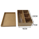 Caixa mdf para 1 baby chandon e 3 bem casados - cod: CX011-3 Tam:24x17x7cm