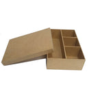 Caixa mdf para 1 baby chandon e 3 bem casados - cod: CX011-3 Tam:24x17x7cm