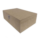 Caixa mdf com 6 divisórias CHA003 - Tamanho 26x17x8cm
