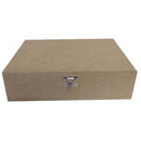 Caixa mdf com 8 divisórias CHA004 Tamanho 30x19x8cm