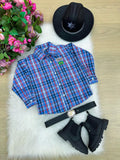 Camisa Junina Miss Cherry Rodeio Thomas