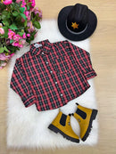Camisa Xadrez Junina Hugo
