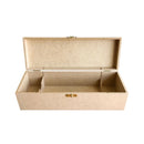 Caixa mdf com dobradiças e fecho para 1 vinho cod:CX005-12 - Tamaho 35L x10C x 10A cm