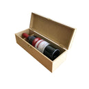 Caixa mdf com dobradiças e fecho para 1 vinho cod:CX005-12 - Tamaho 35L x10C x 10A cm