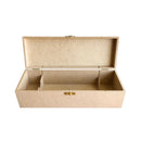 Caixa mdf com dobradiças e fecho para 1 vinho cod:CX005-12 - Tamaho 35L x10C x 10A cm