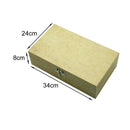 Caixa mdf com dobradiças e fecho para 1 vinho e 1 taça cod:CX005-15 - Tamaho 34L x24C x 8A cm