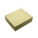 Caixa mdf com dobradiças e fecho para 1 vinho e 2 taças cod:CX005-14 - Tamaho 34L x34C x 8A cm