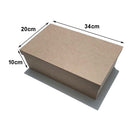Caixa mdf para 1 vinho 2 Taças - cod:CX005-9 - Tamaho 34L x20C x 10A cm