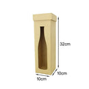 Caixa mdf tampa de sapato para 1 vinho cod:CX005-13 - Tamaho 10L x10C x 32A cm