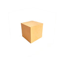 Kit com 6 cubos mdf cru 12x12x12cm KTCB004