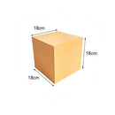 Kit com 2 cubos mdf cru 18x18x18cm KTCB006