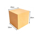 Cubo mdf cru 25x25x25cm CB008