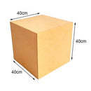 Cubo mdf cru 40x40x40cm CB011