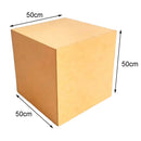 Cubo mdf cru 50x50x50cm CB012