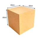 Cubo mdf cru 60x60x60cm CB013
