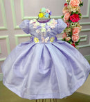 Vestido Miss Sweet Jardim Encantado Lilas
