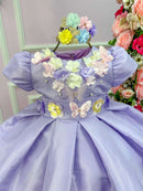 Vestido Miss Sweet Jardim Encantado Lilas