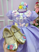 Vestido Miss Sweet Jardim Encantado Lilas