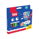 Giz de Cera Jumbo C/12 Cores -Tris