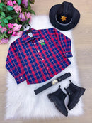 Camisa Junina Miss Cherry Rodeio Patrick