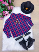 Camisa Junina Miss Cherry Rodeio Patrick