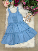Vestido Blogueirinha Lola Azul Bebe