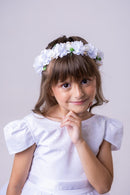 Vestido Enjoy Longo Branco Babadinho