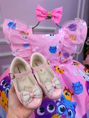 Vestido Temáticos Kids Bolofofos - Bolo Fofos Rosa Bebe
