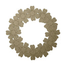 GUIRLANDA MDF 35Dº TAM:35X35CM COD:GLD003