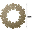 GUIRLANDA MDF 35Dº TAM:35X35CM COD:GLD003